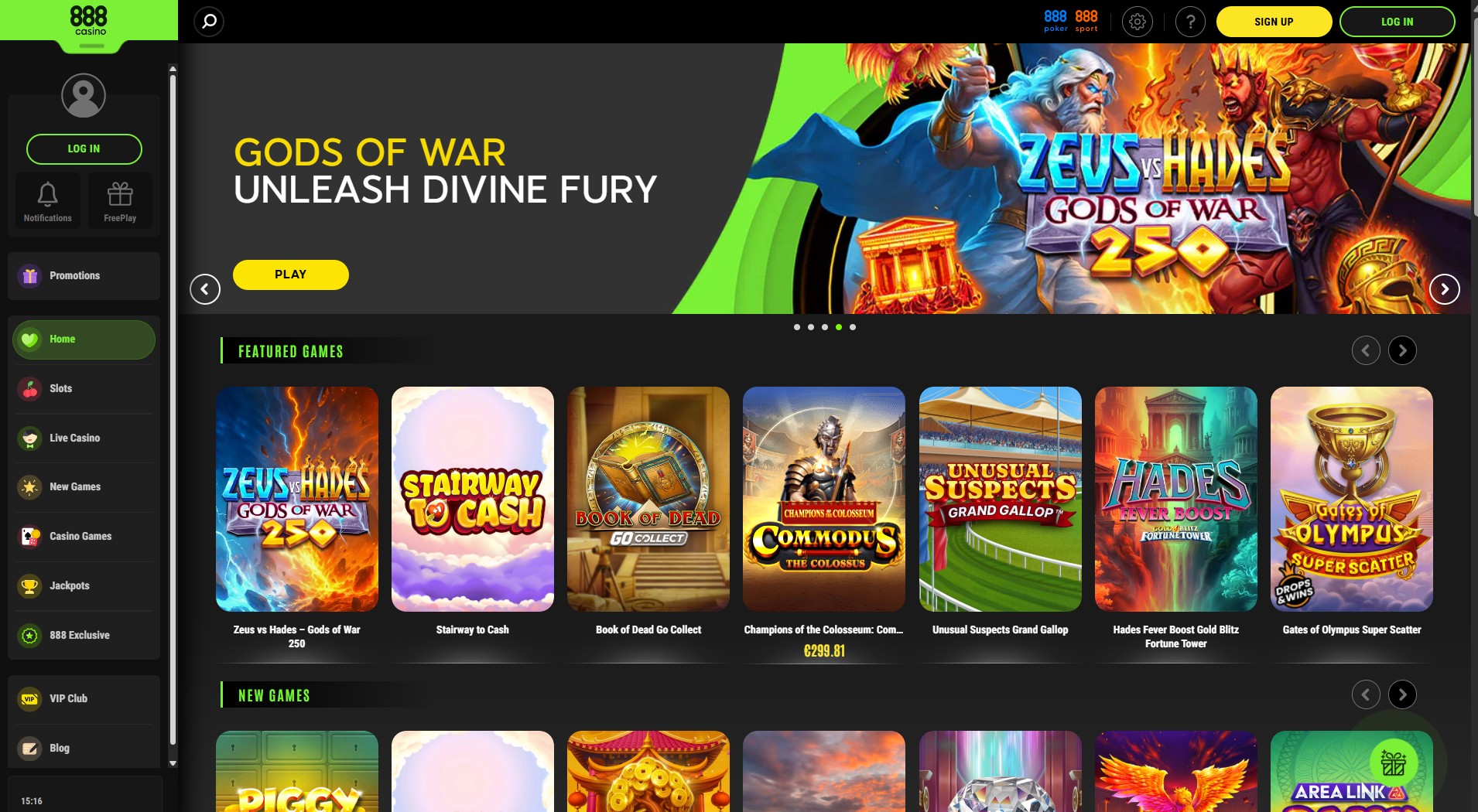 2. 888 Casino - Fast Sofort Casino Access