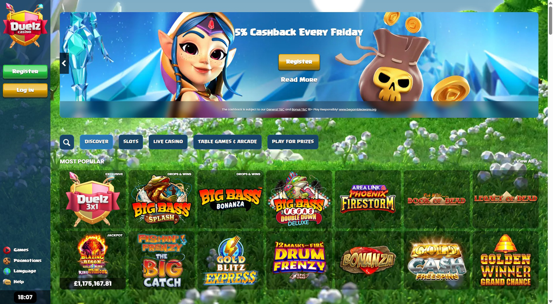 6. Duelz Casino - Quick Sofort Casino Payouts